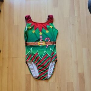 Destira Festive Elf Leotard Adult XS